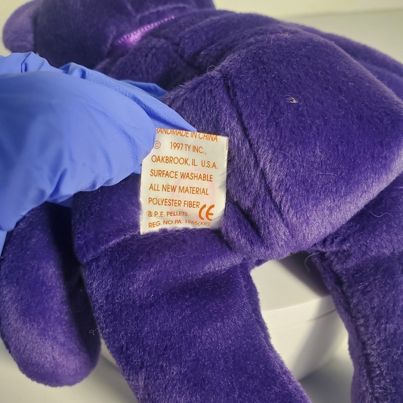 NWT Beanie Baby ty Official Princess The Bear - Picture 7 of 11